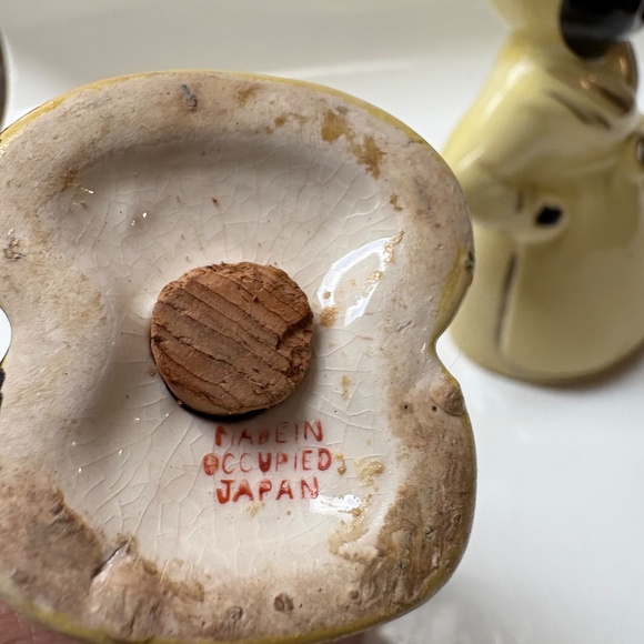Vintage 1940s Black Americana Mammy and Pappy Chef Salt & Pepper Set - Picture 10 of 10